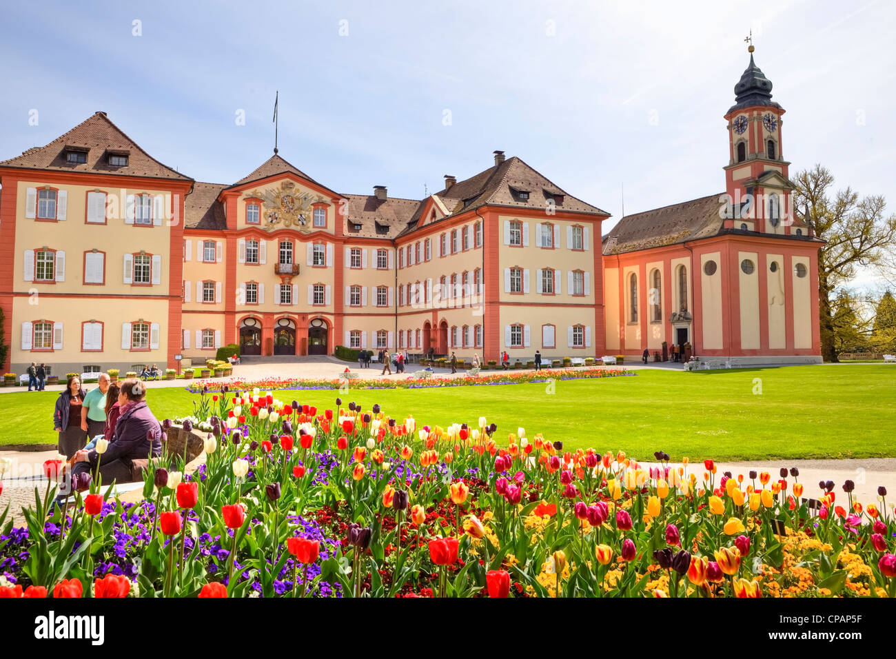 castle, Mainau Flower Island, Lake Constance, BadenWurttemberg