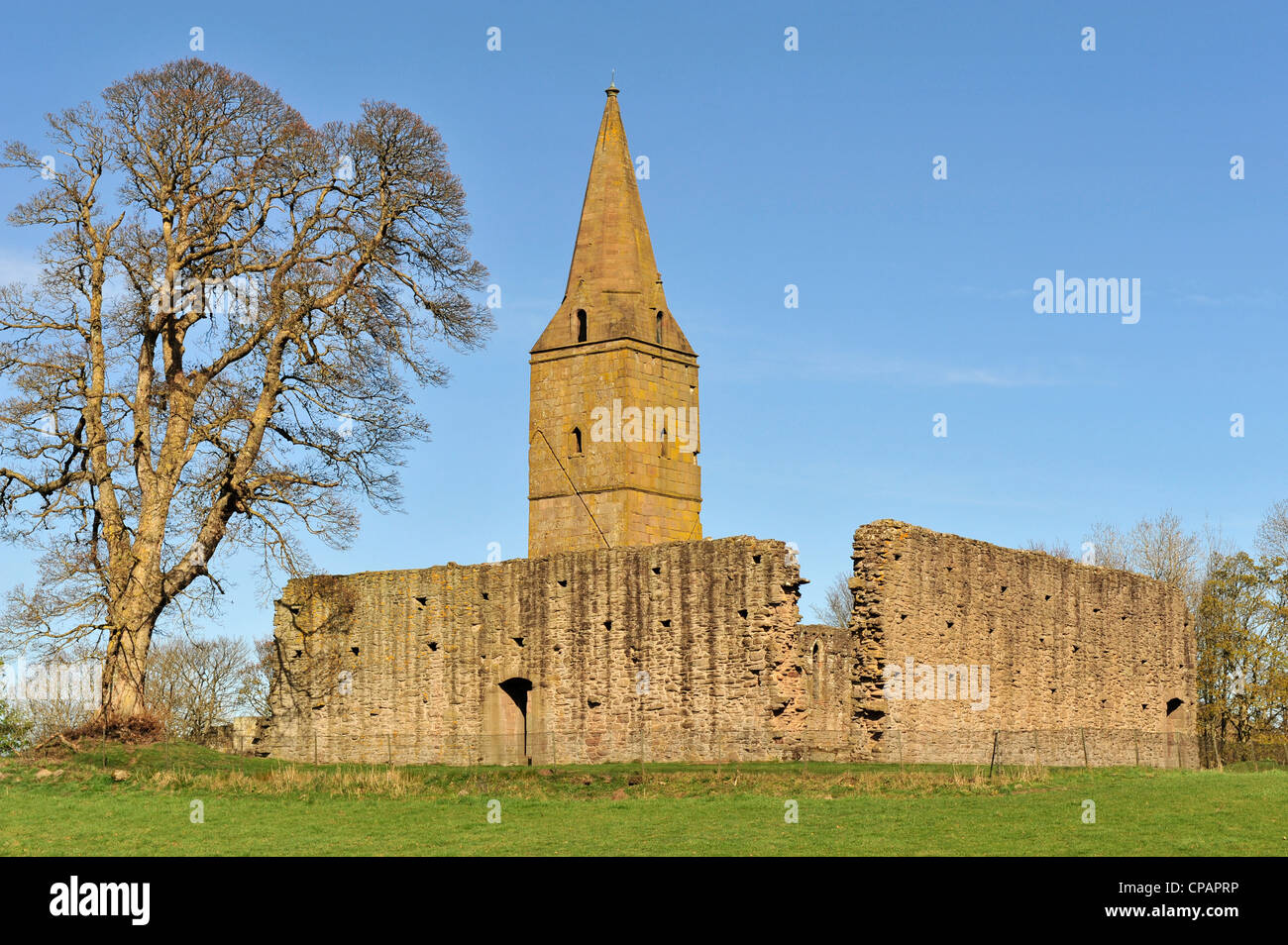 Restenneth Abbey, near Forfar, Angus, Scotland, UK Stock Photo