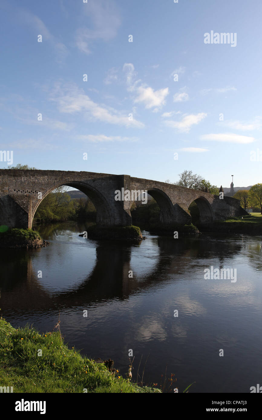 Old Stirling Bridge Scotland April 2012 Stock Photo Alamy