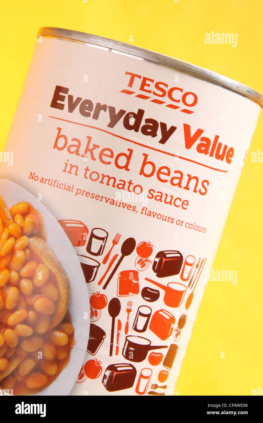 Tesco baked beans hires stock photography and images Alamy
