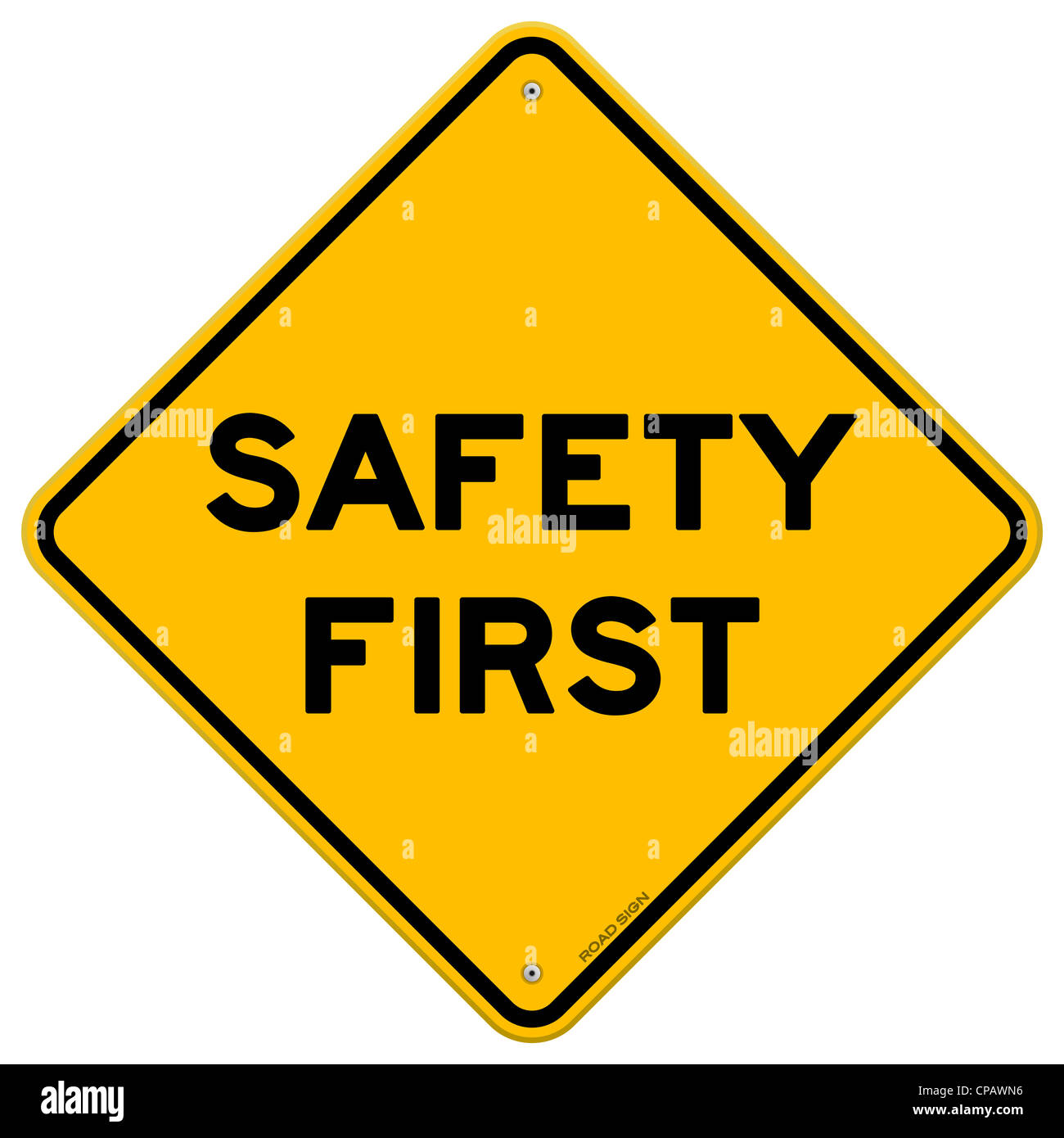 Simbol Sefty First Safety First Symbol Stock Photo - Alamy
