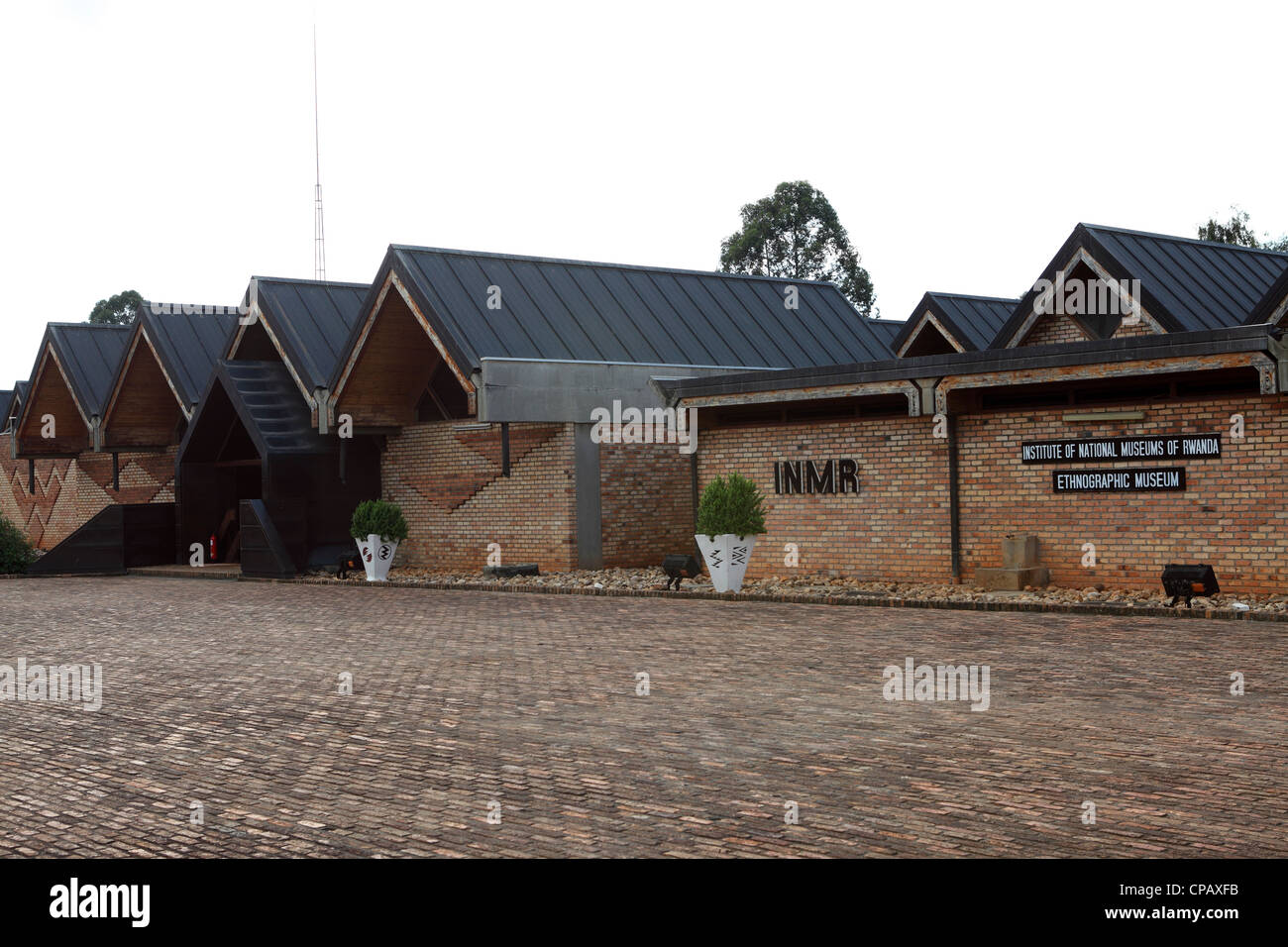 Exterior of the Ethnographic Museum in Huye, Rwanda. Stock Photo