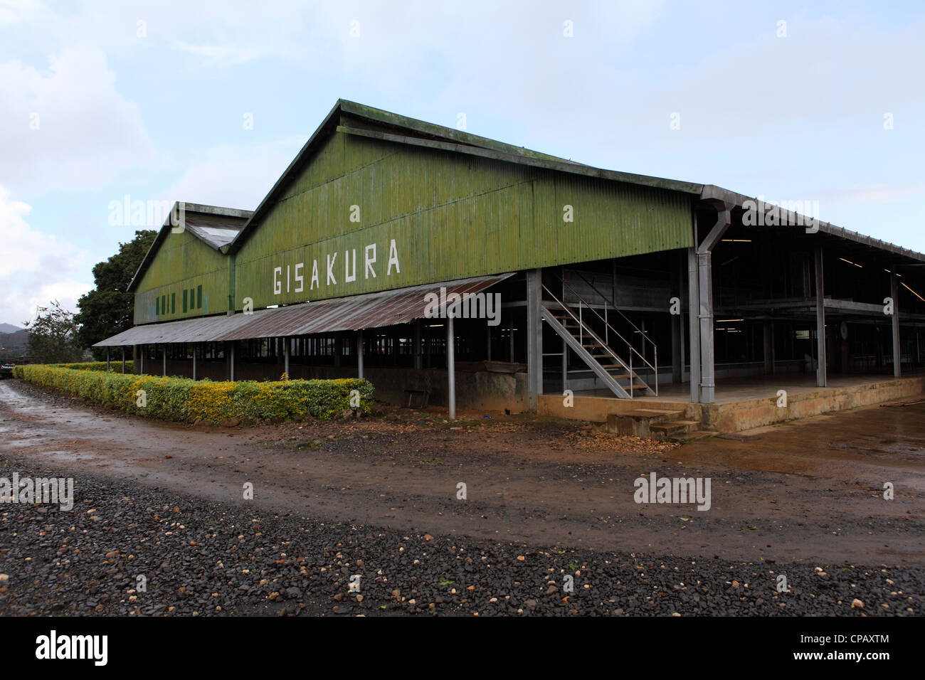 The Gisakura Tea Factory in Rwanda. Stock Photo