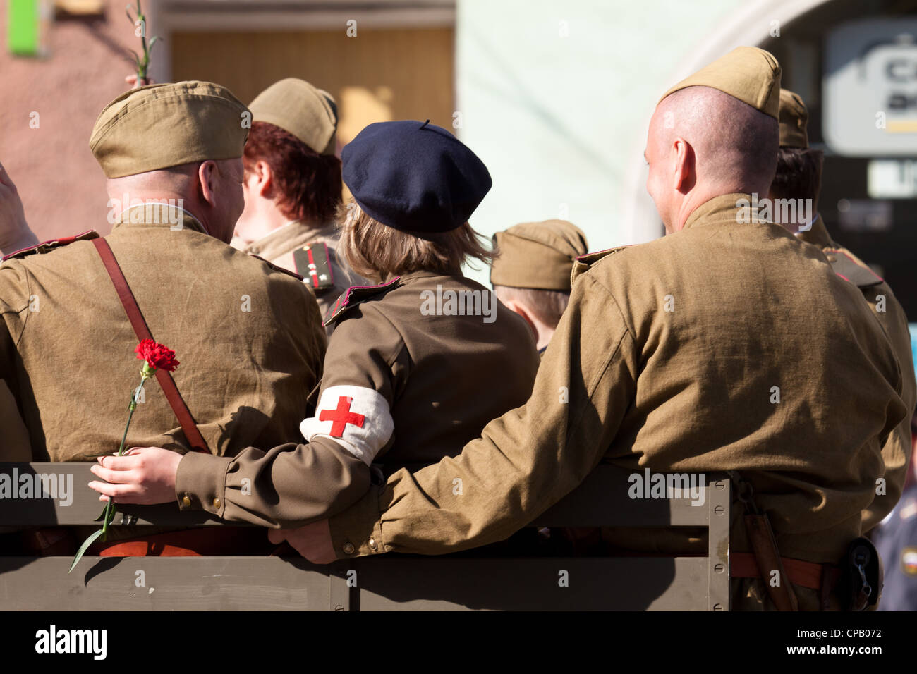 People in military uniforms hi-res stock photography and images - Alamy