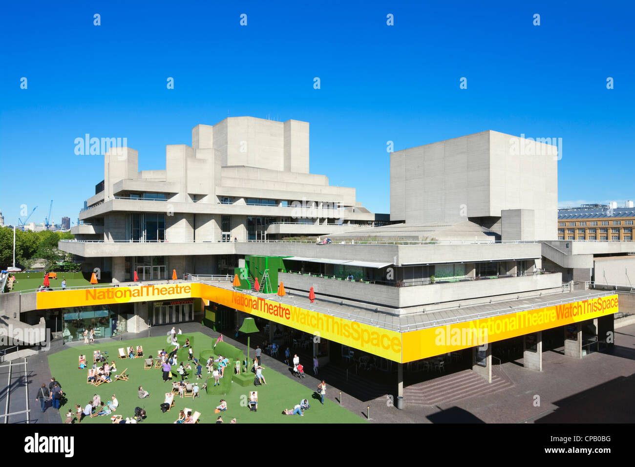 The National Theatre South Bank London England Stock Photo Alamy