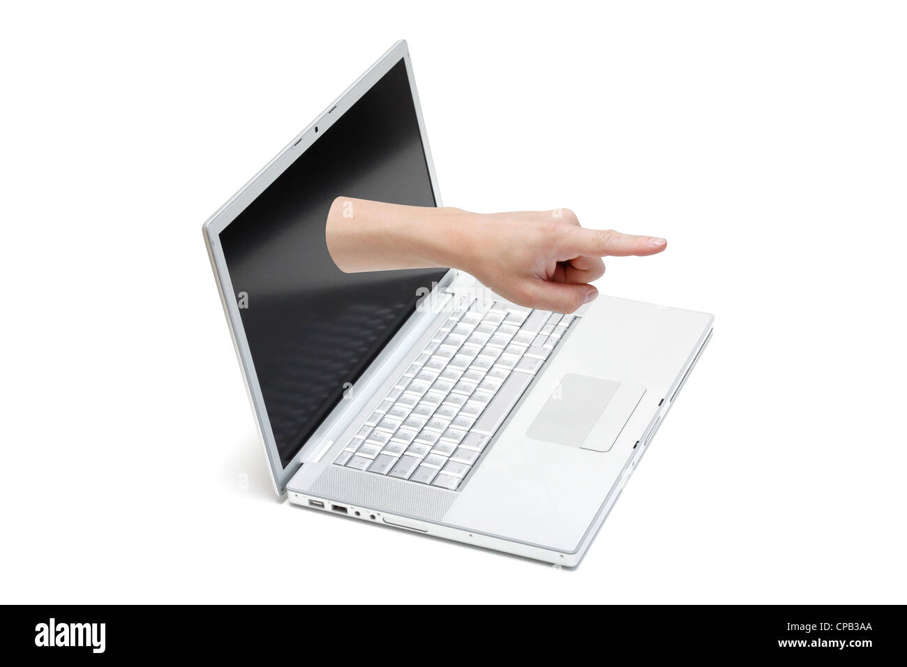 Pointing hand cutout hi-res stock photography and images - Alamy