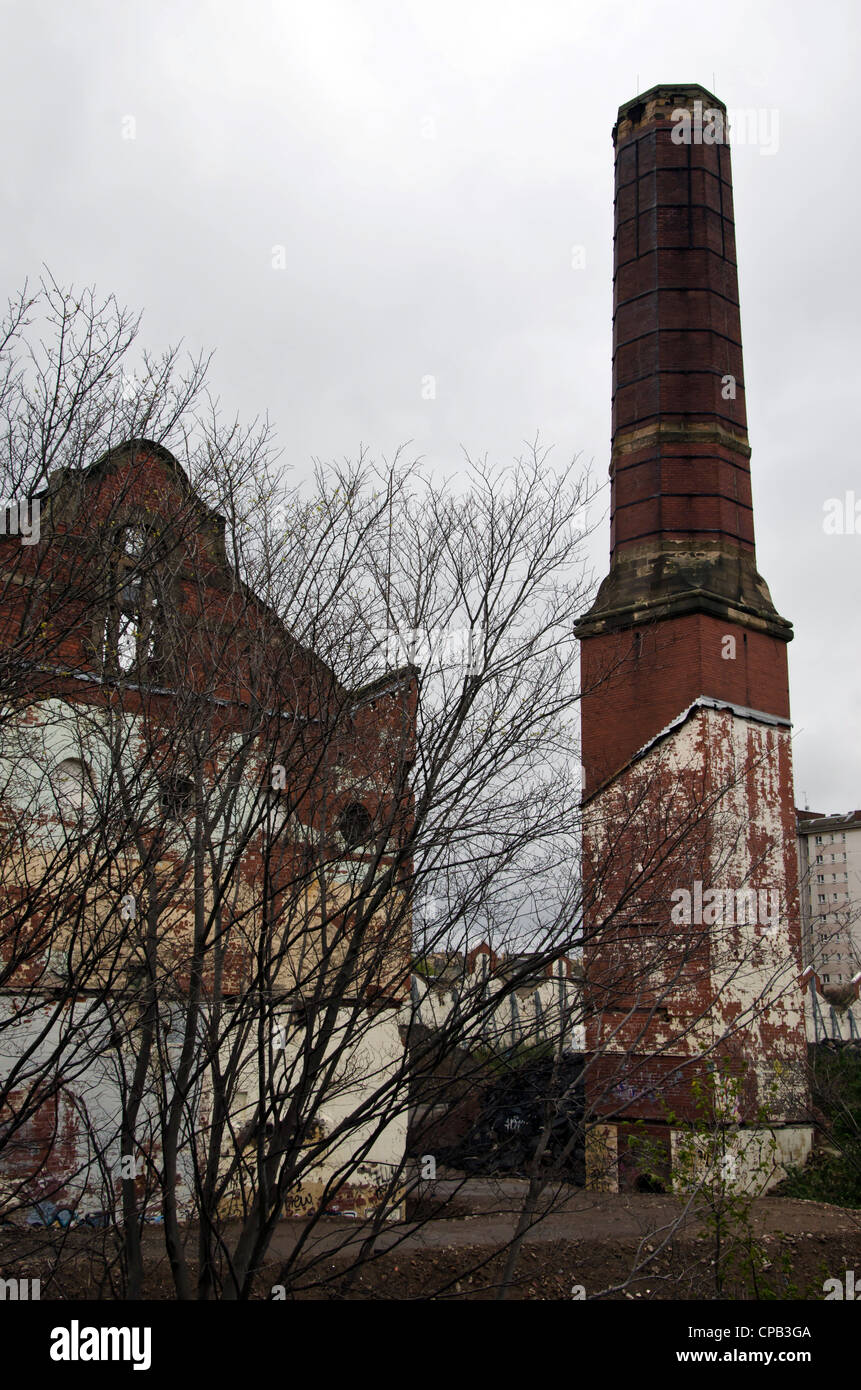 Old factory chimney near Leith, Edinburgh, Scotland Stock Photo Alamy