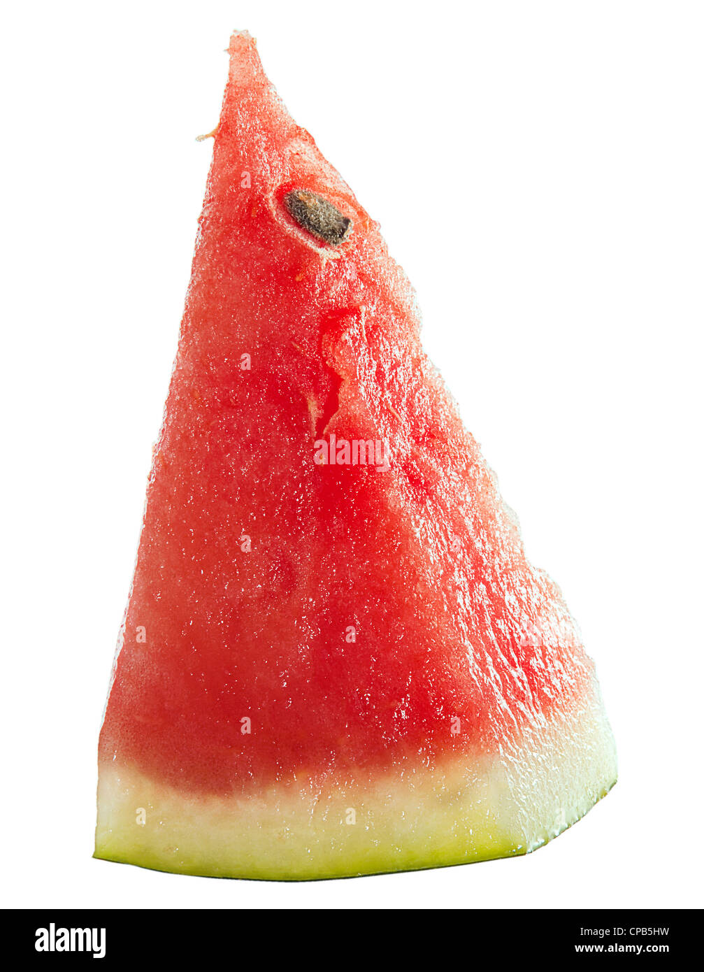 Slice of watermelon isolated on the white background Stock Photo - Alamy