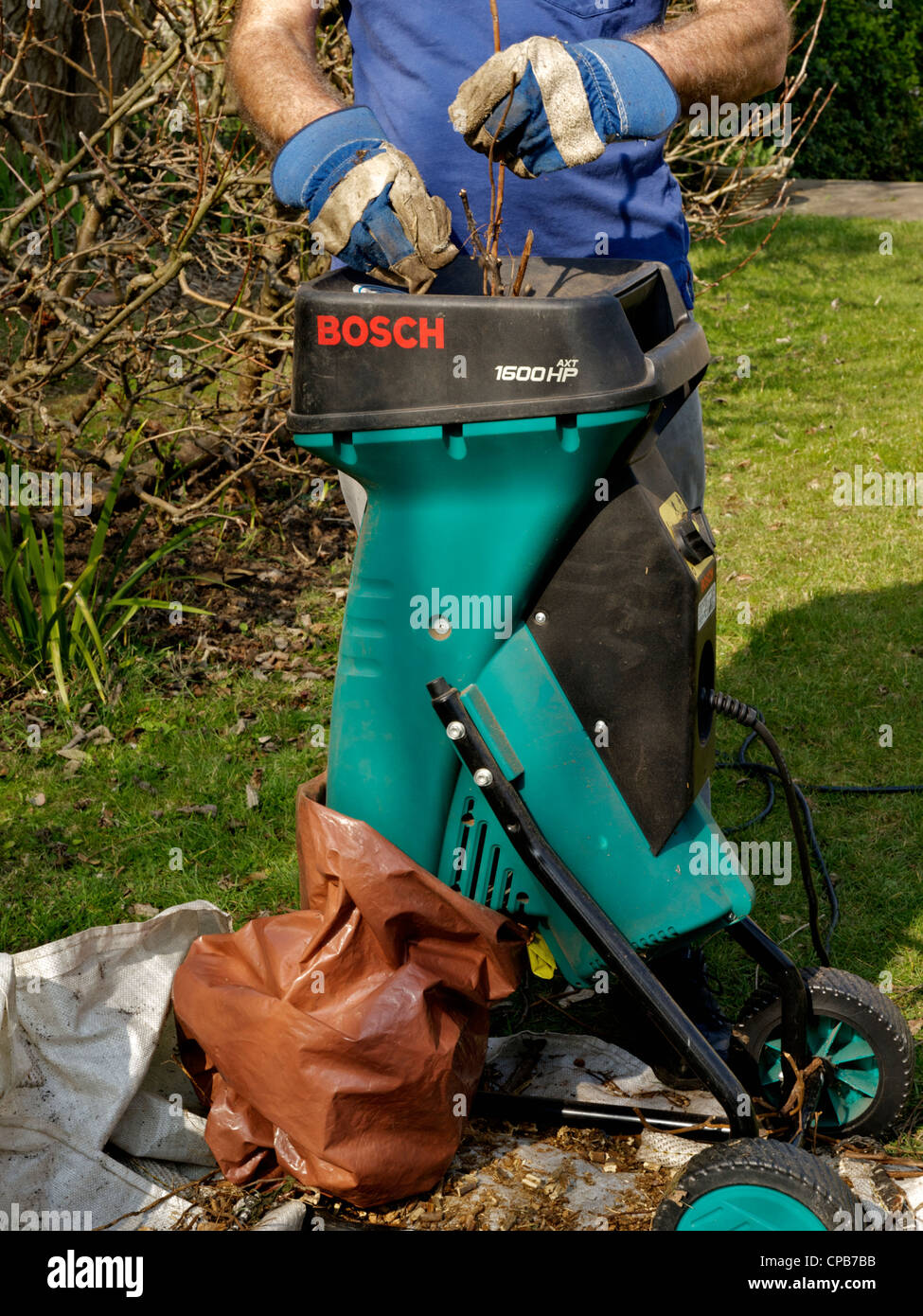 Bosch garden shredder hi-res stock photography and images - Alamy