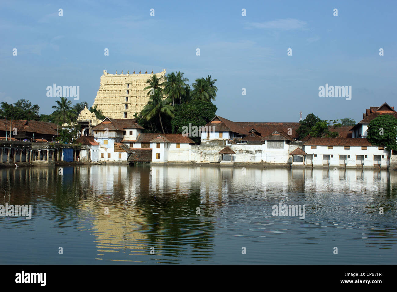 Shree Padmanabhaswamy temple Trivandrum Kerala India.  This is one of the wealthiest temple in India Sree Padmanabha Swamy Stock Photo