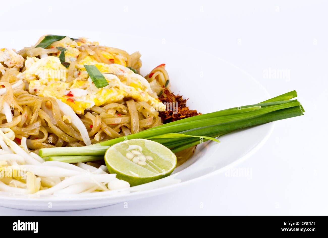 Thai food Pad thai , Stir fry noodles Stock Photo - Alamy