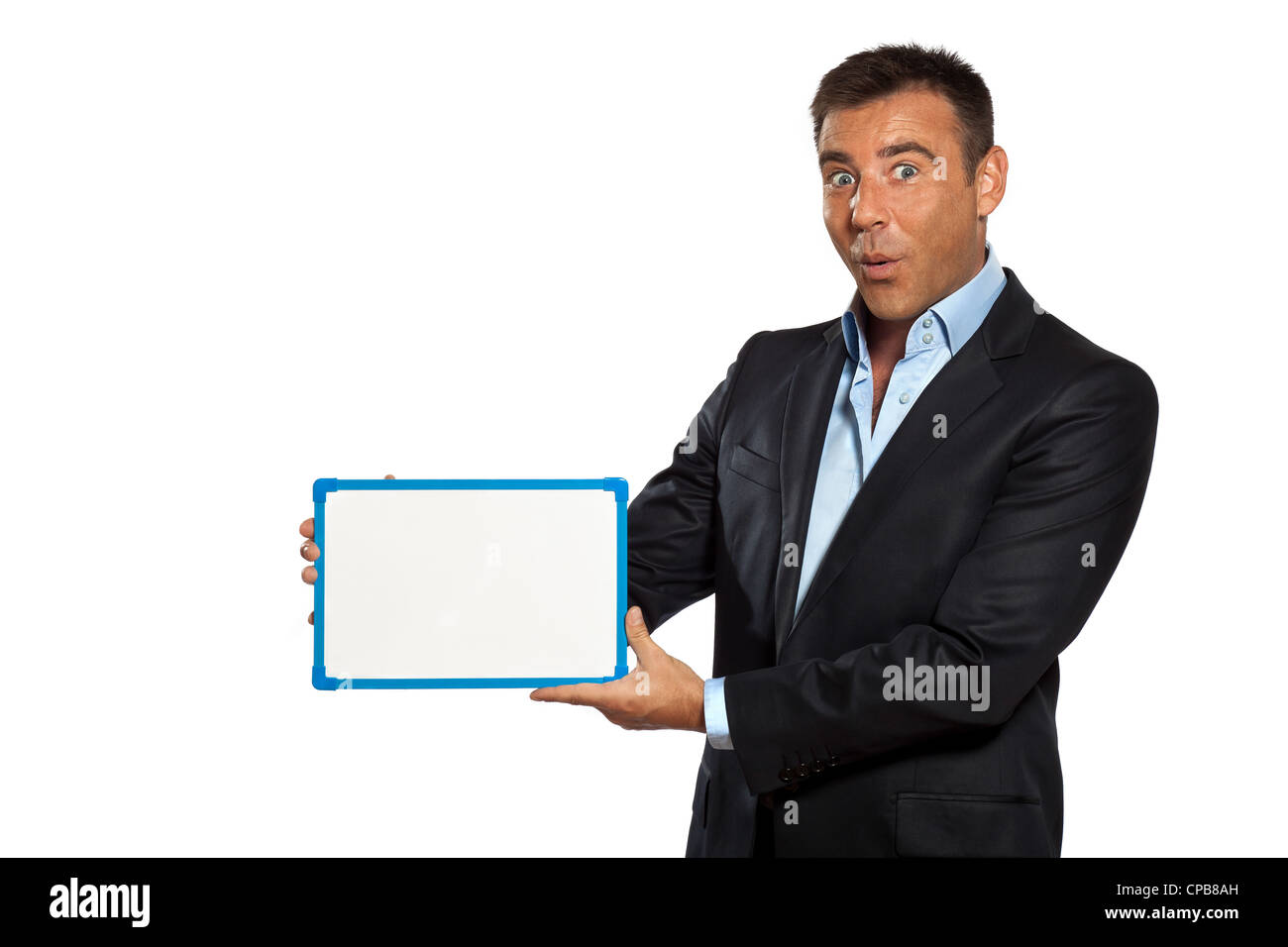 Holding show. Holding show. Мужчина с табличкой. Бизнесмен держит картину в руках. Показывает ноутбук.