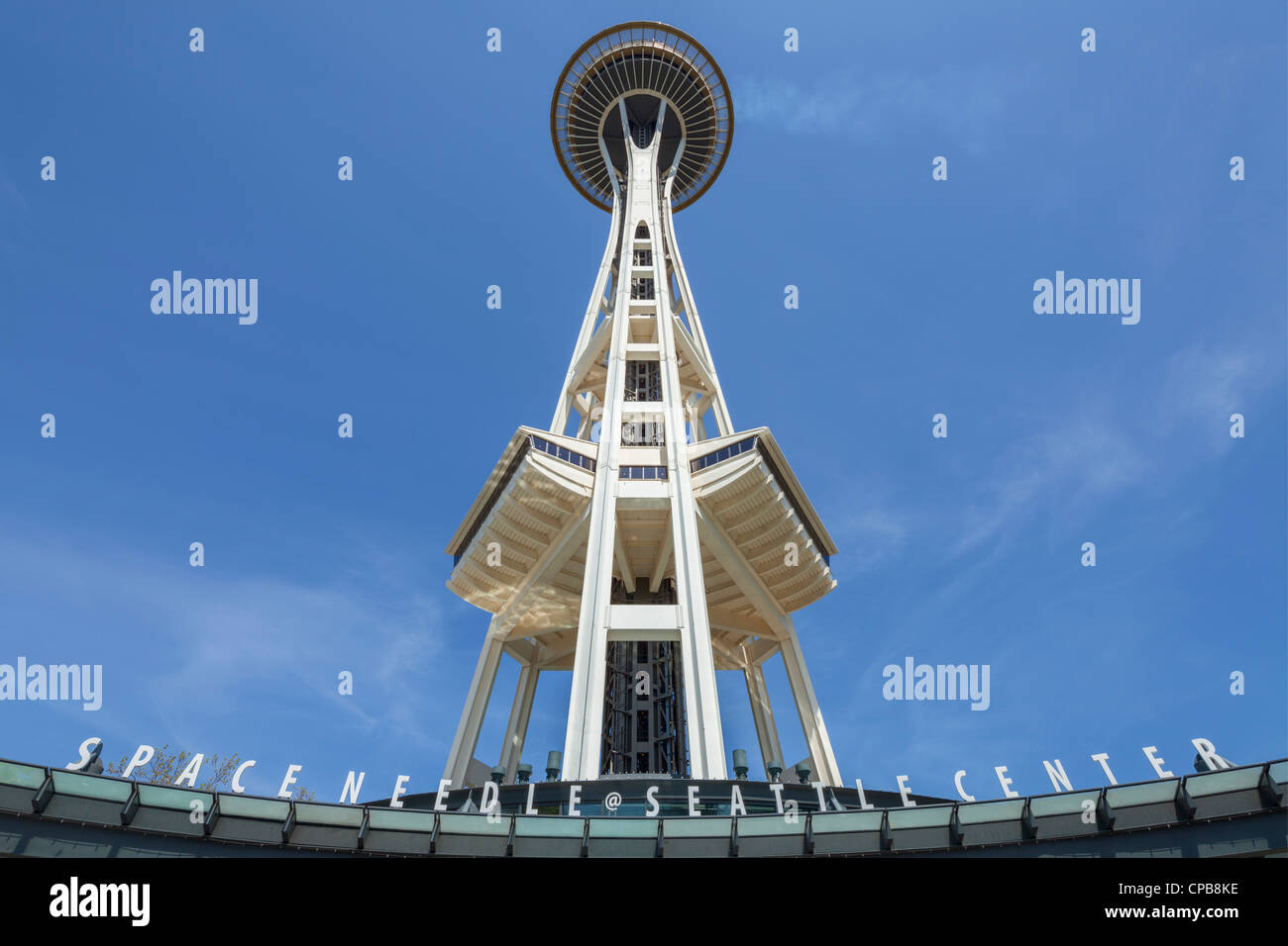 Space Needle Seattle Center Stock Photo Alamy