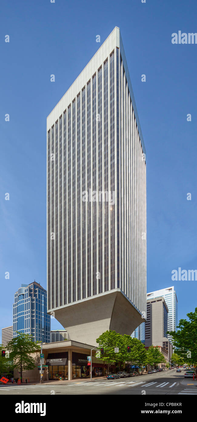 Rainier Tower Seattle Stock Photo