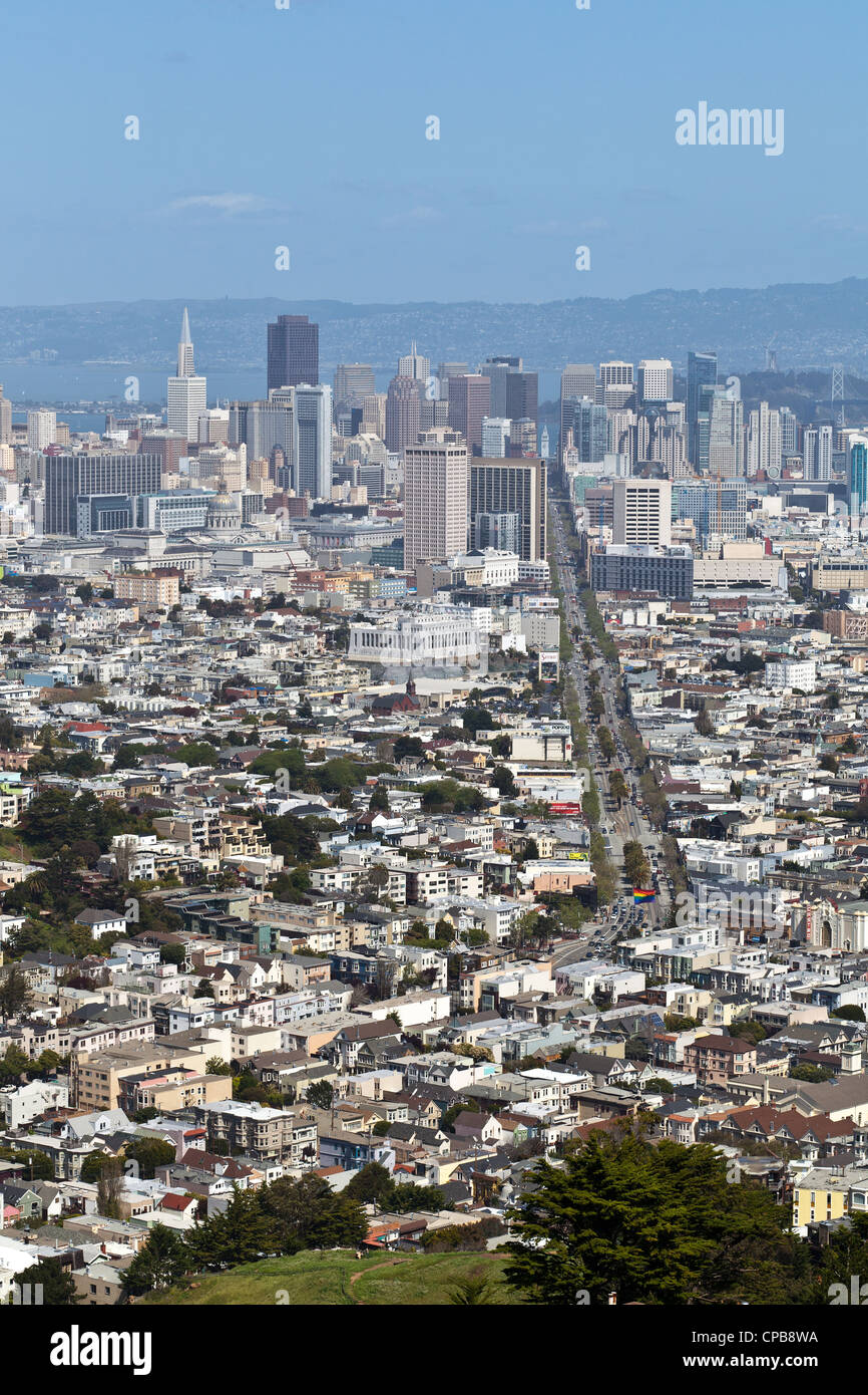 San Francisco  turist turism USA America California panorama Stock Photo