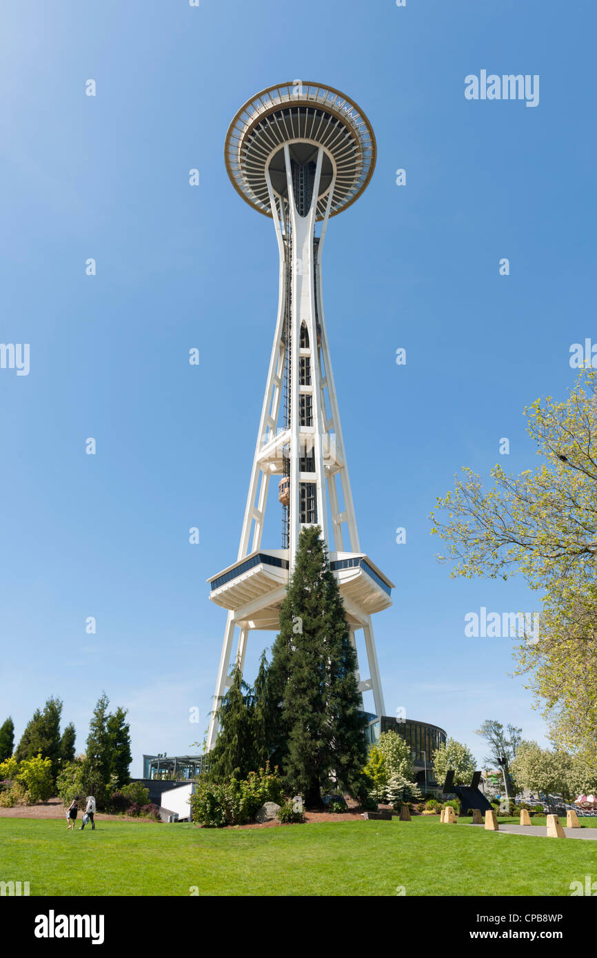 Space Needle Seattle Center Stock Photo Alamy
