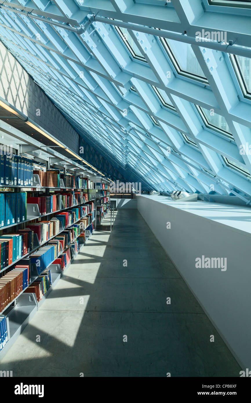 Seattle Public Library Central Stock Photo