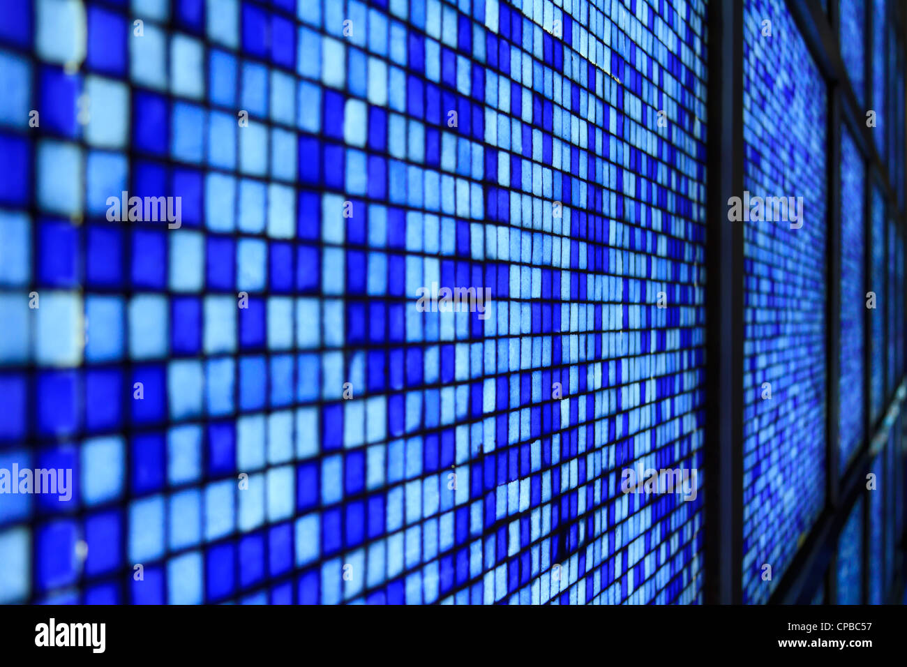 data illuminated bytes represents internet or technology data Stock Photo