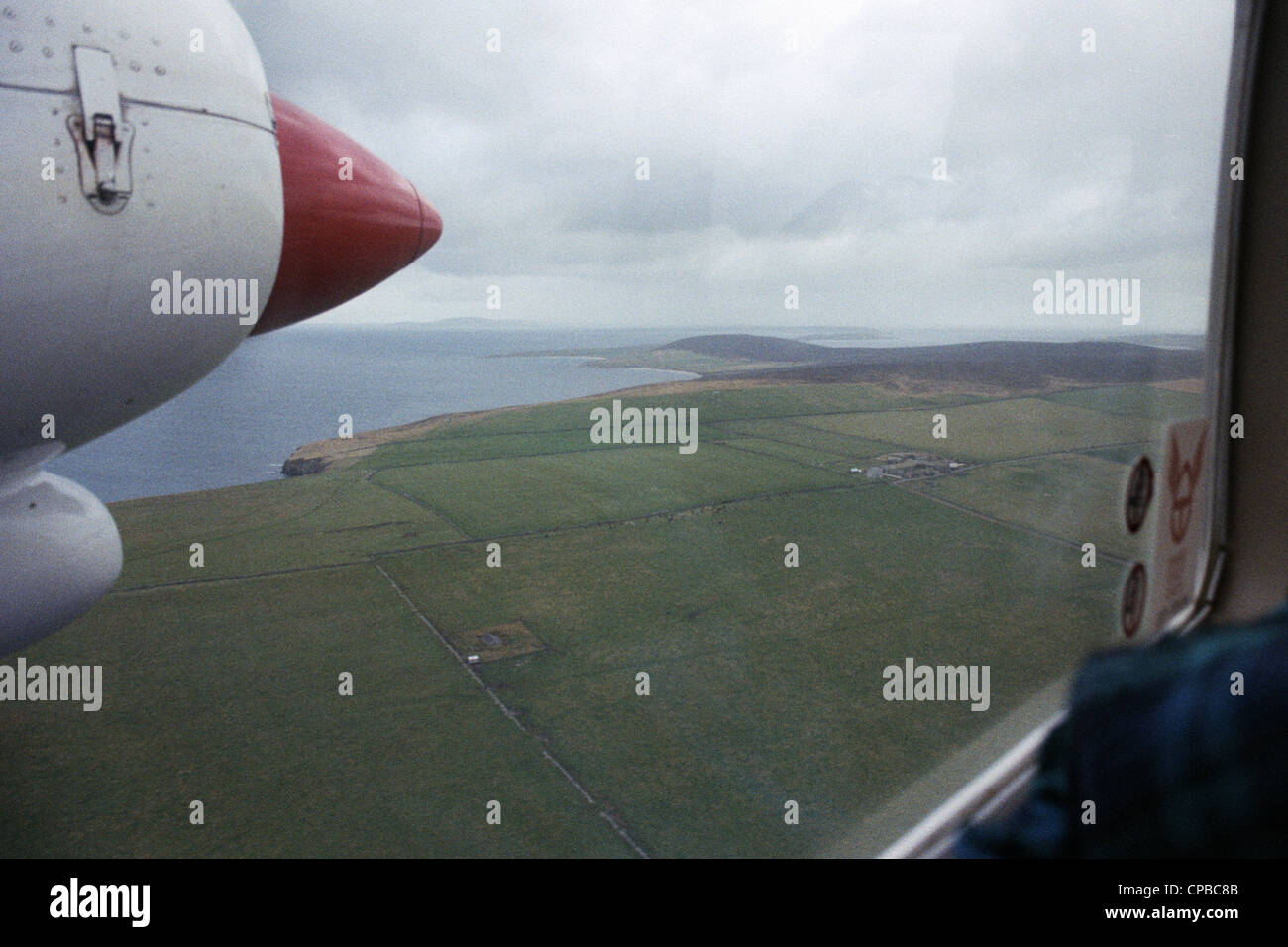 Orkney - aerial view of north islands Stock Photo