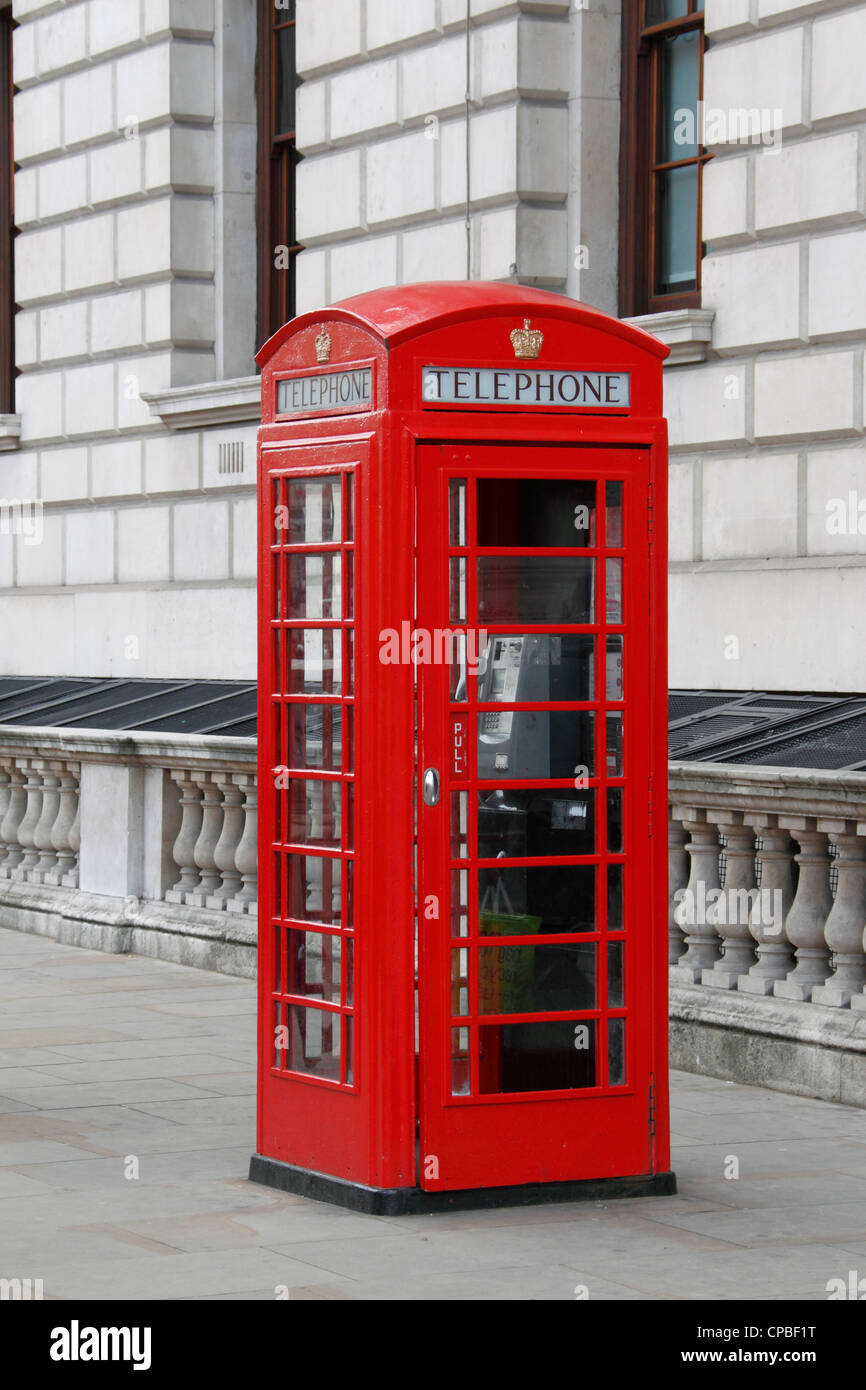 Red telephone box , Westminster London Stock Photo Alamy