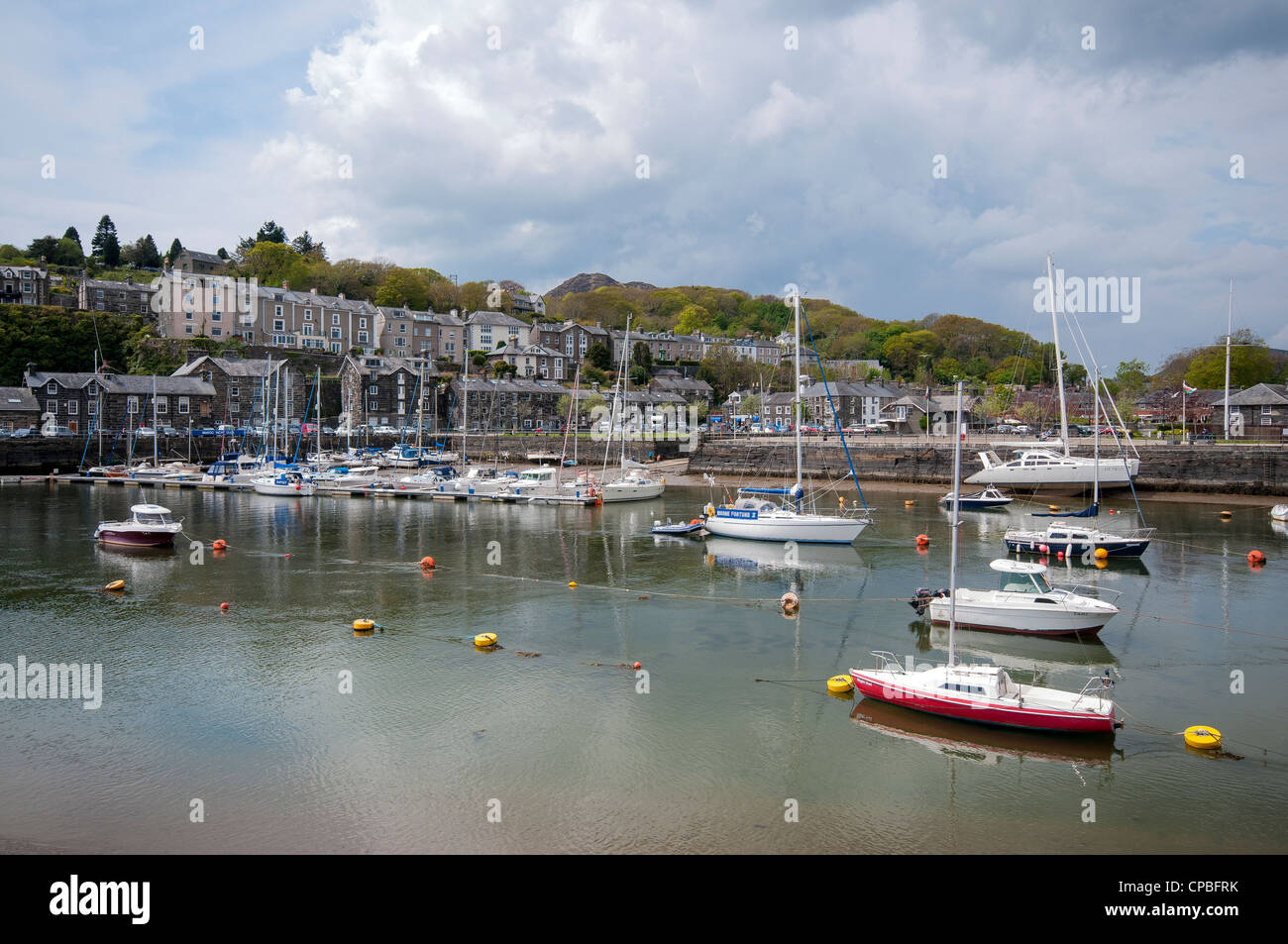 Porthmadog Harbour in North Wales, UK Stock Photo Alamy