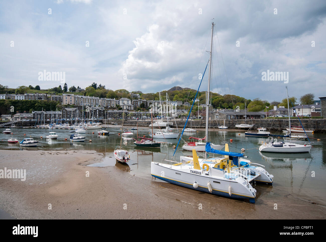 Porthmadog Harbour in North Wales, UK Stock Photo Alamy