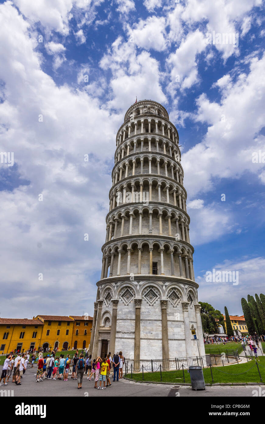 Pisa, Italy. The leaning tower. Stock Photo