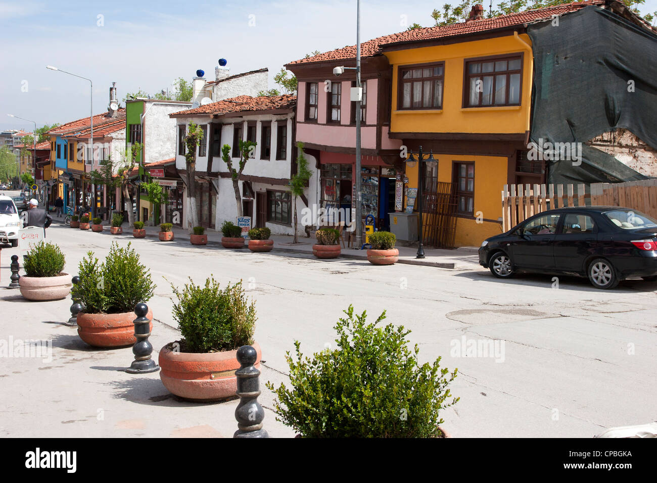 Old houses in Eskisehir in Turkey Stock Photo Alamy
