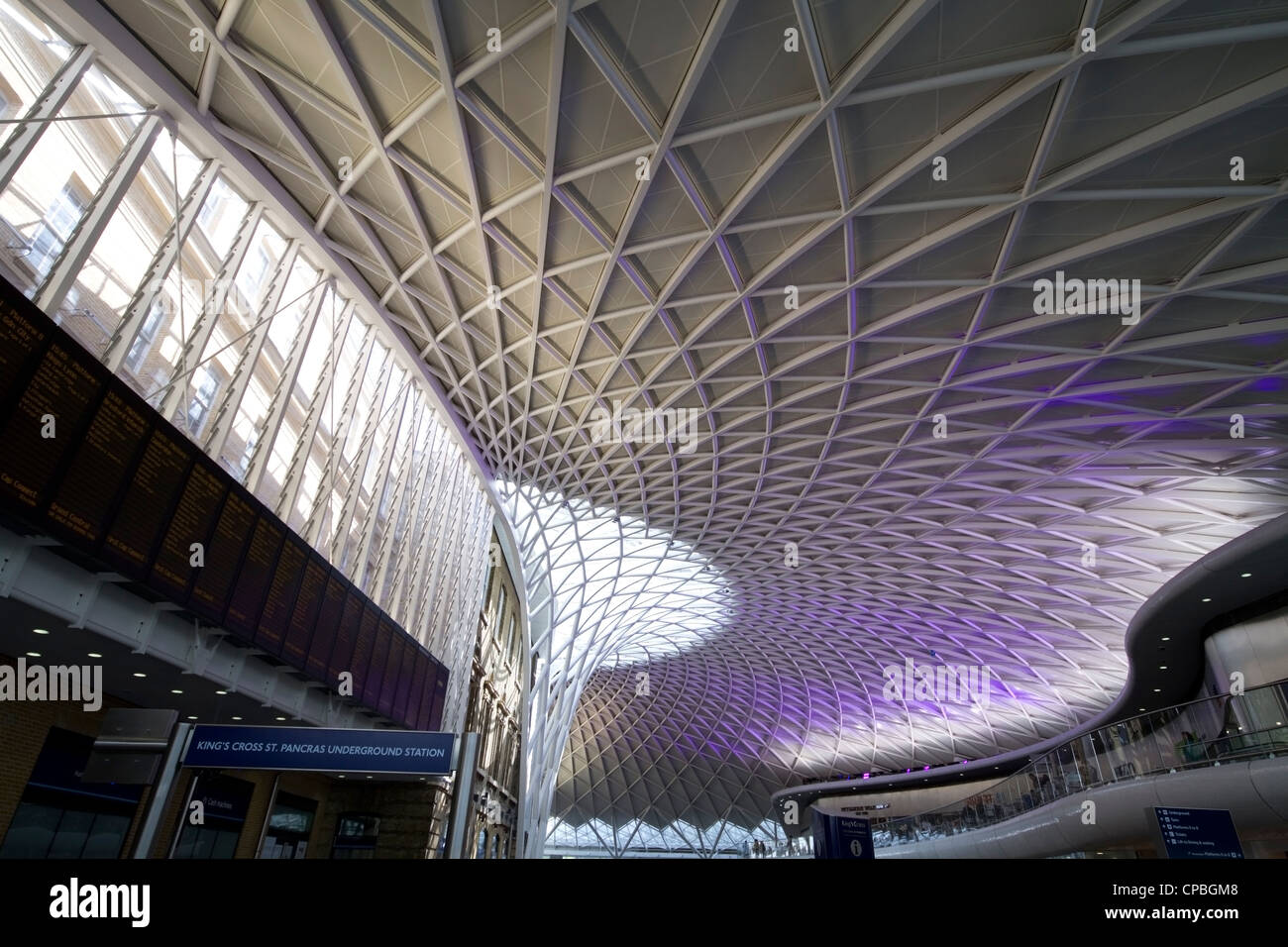The new concourse at King's Cross Station, London Stock Photo