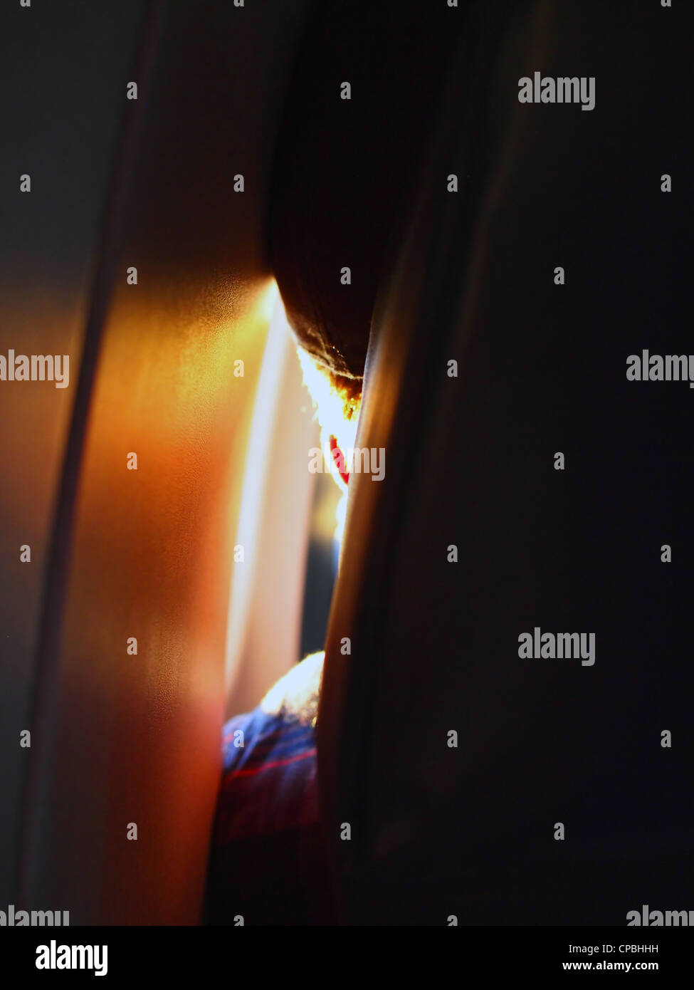 Lean seat back plane hires stock photography and images Alamy