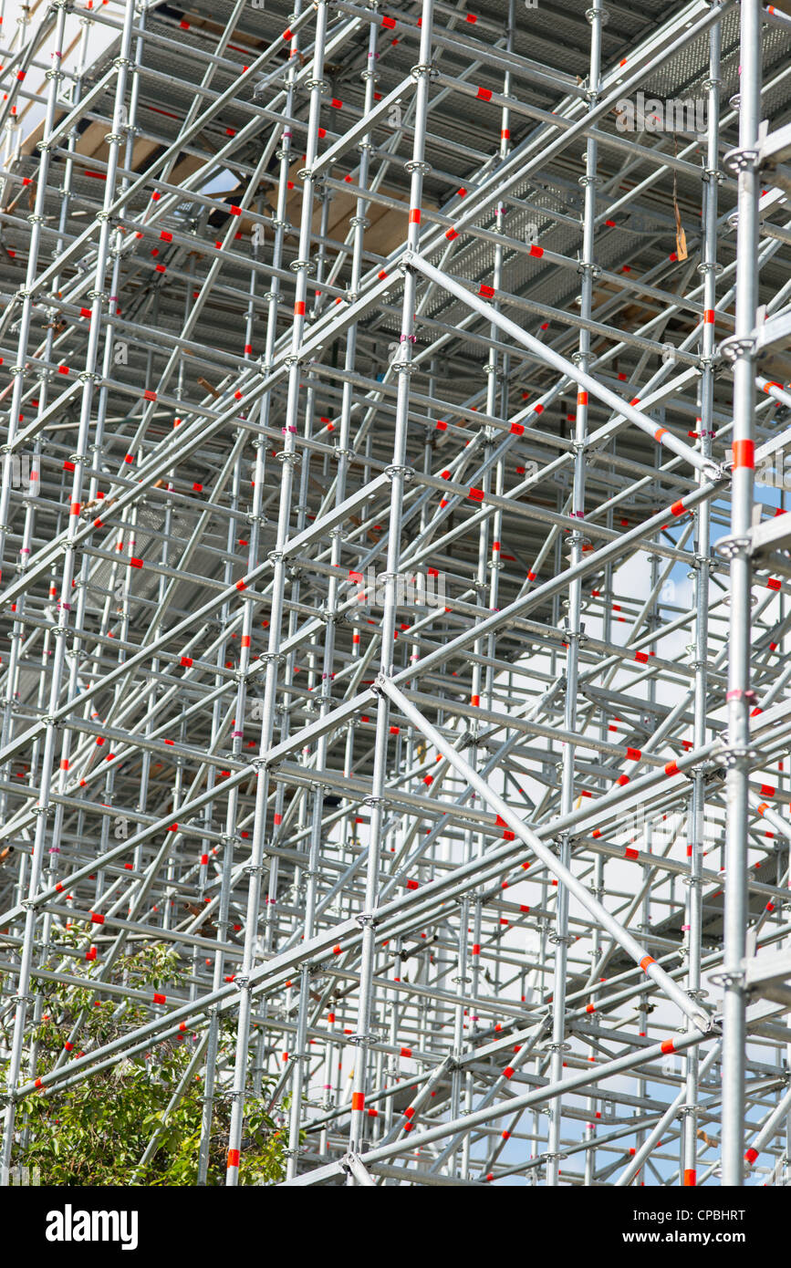 Scaffolding in London, England Stock Photo Alamy