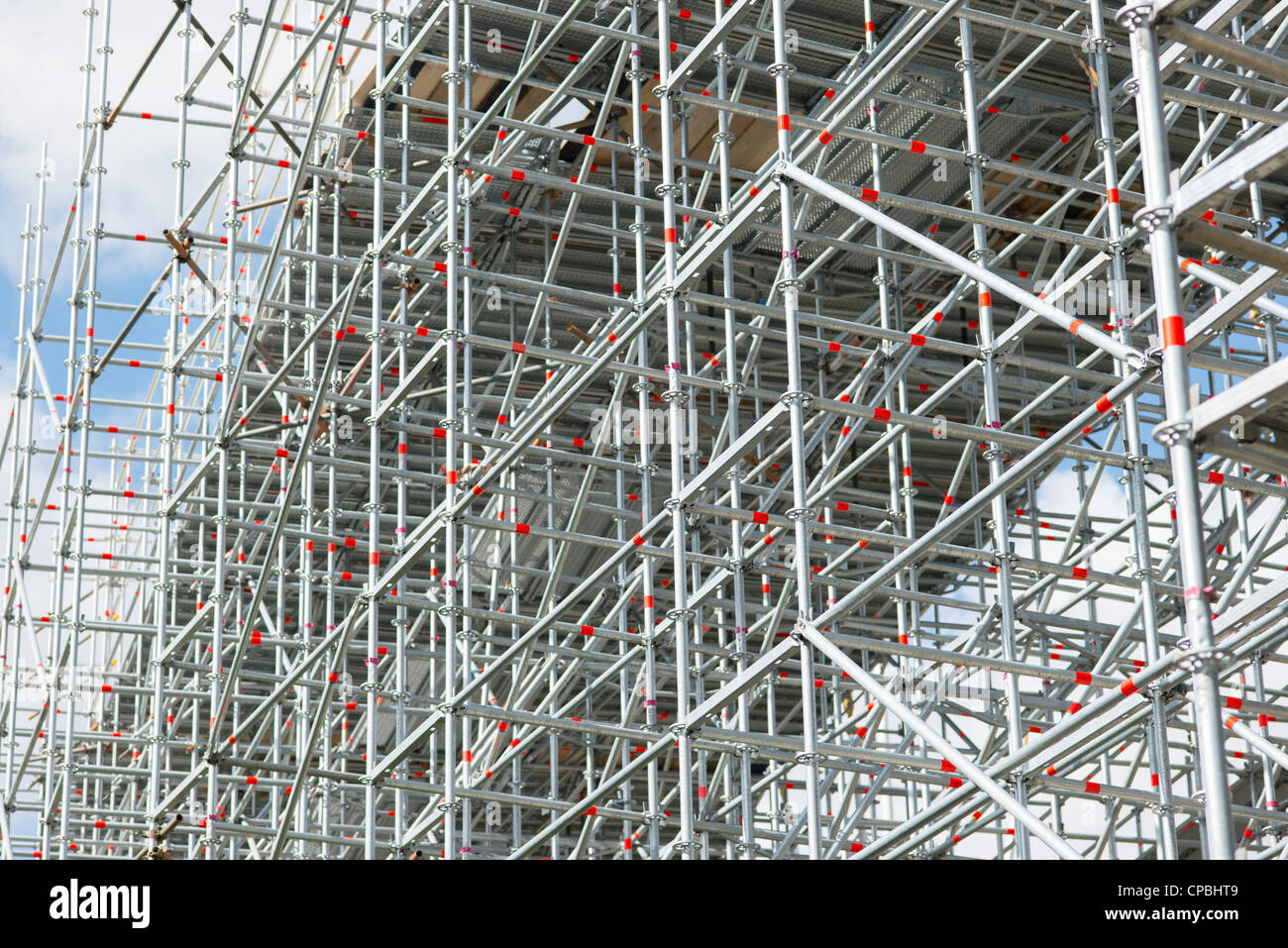 Scaffolding in London, England Stock Photo Alamy