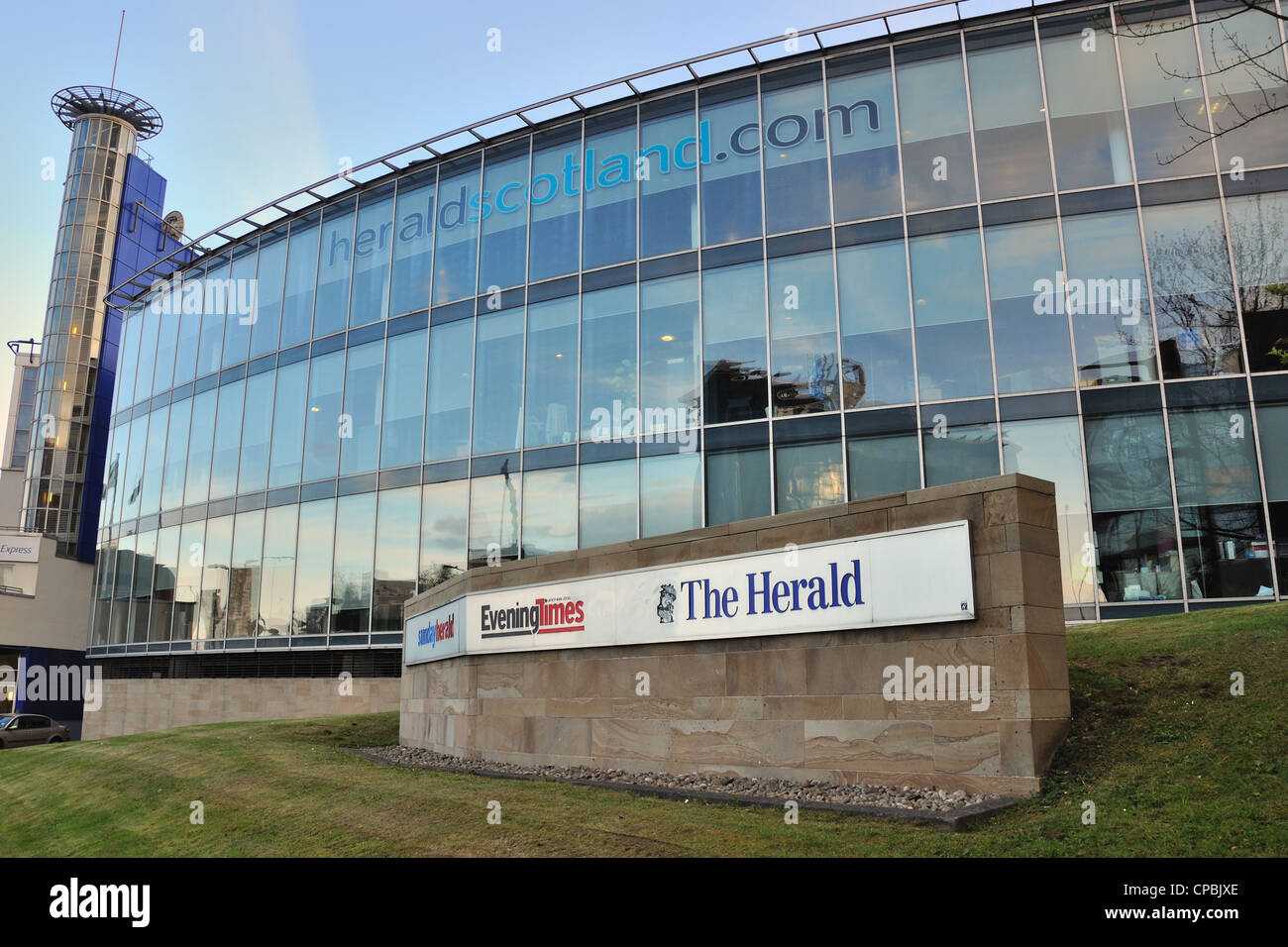 The Evening Times and Herald offices in Cowcaddens, near Glasgow city