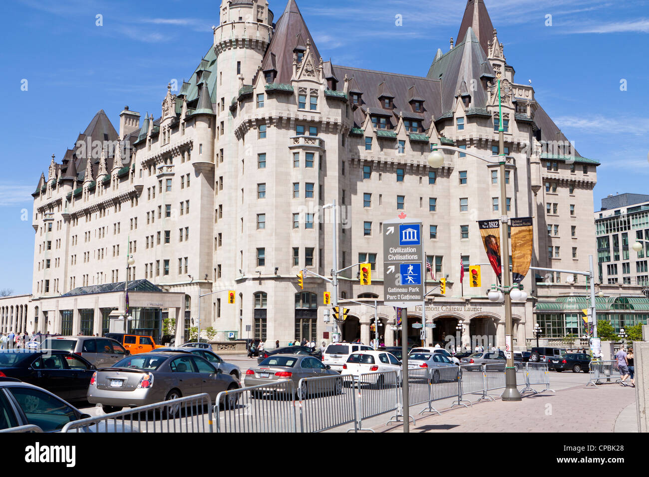 Fairmont Chateau Laurier Hotel In Ottawa Downtown Stock Photo Alamy