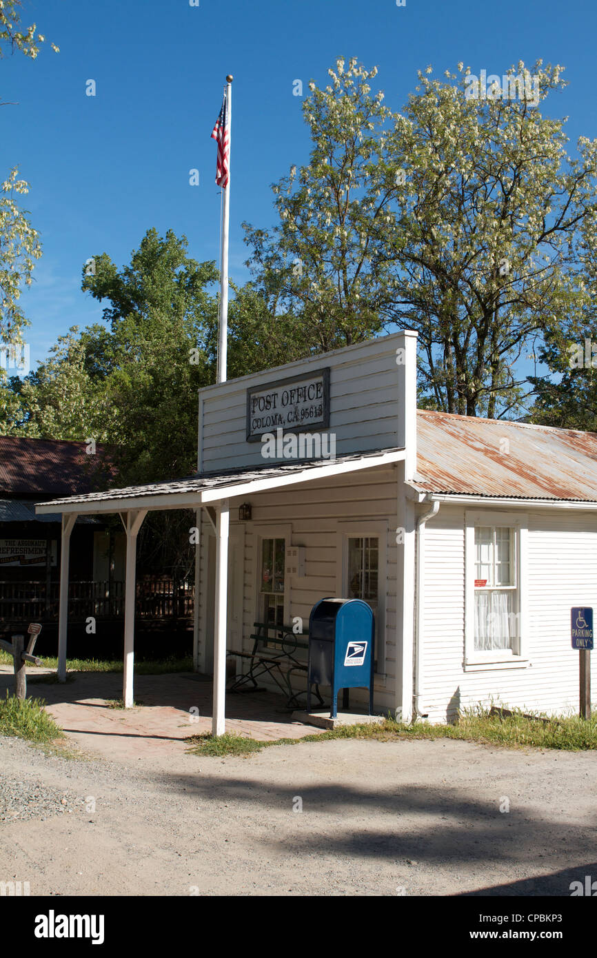 The US Post Office at the Marshall Gold Discovery state historic park