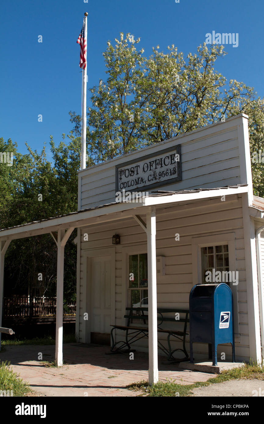 The US Post Office at the Marshall Gold Discovery state historic park