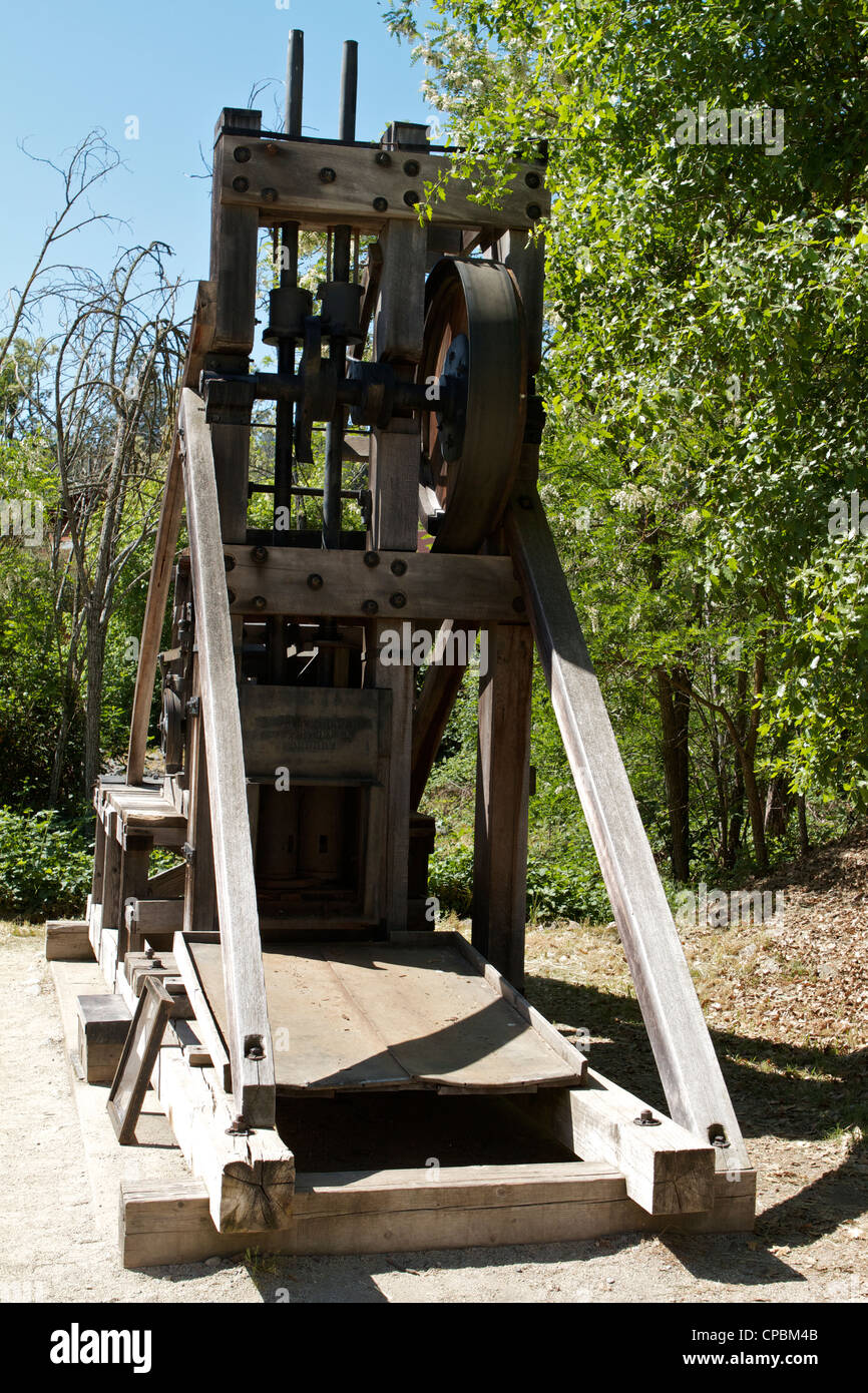 California Stamp Mill Marshall Gold Discovery Coloma Stock Photo Alamy