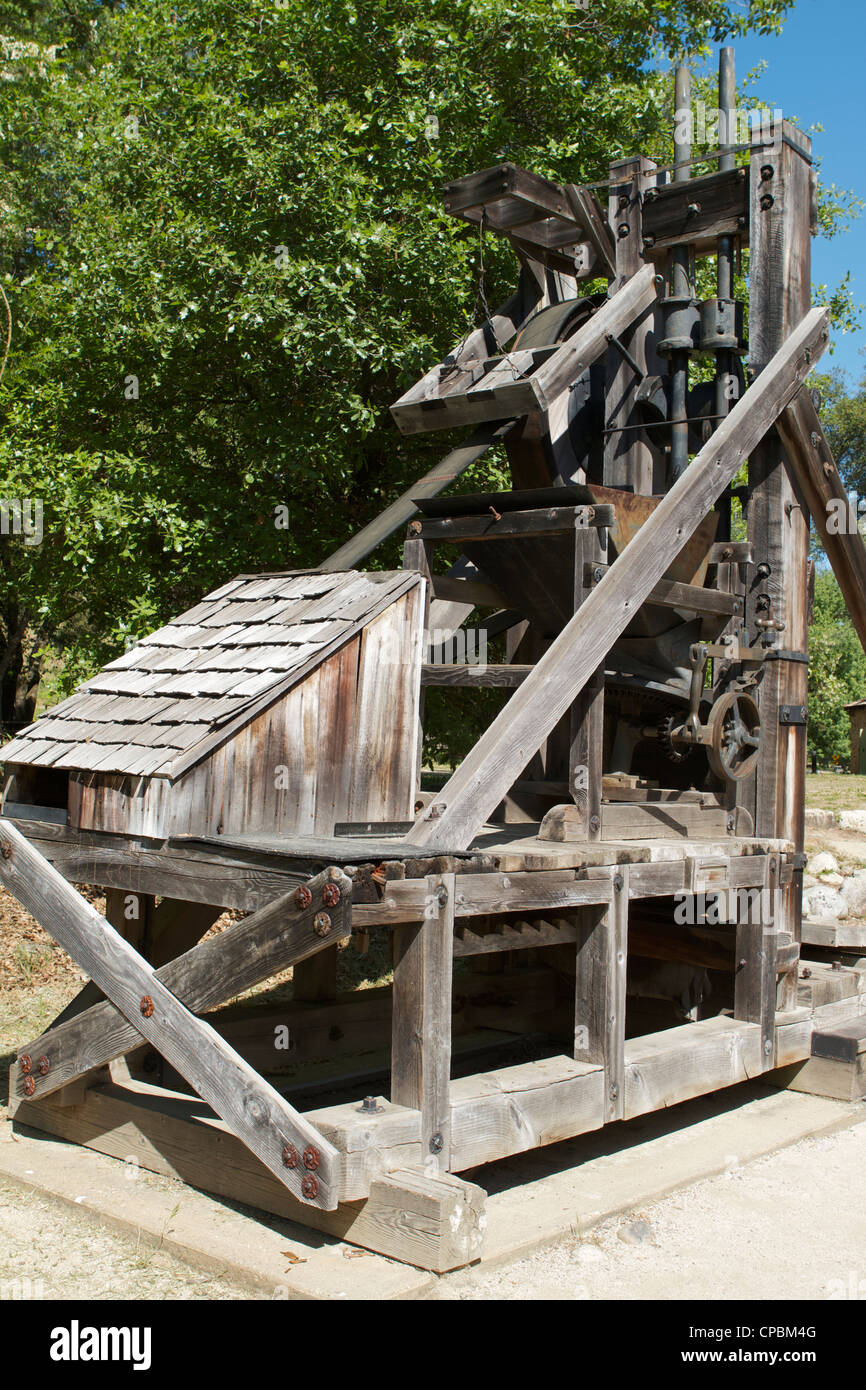 California Stamp Mill Marshall Gold Discovery Coloma Stock Photo Alamy