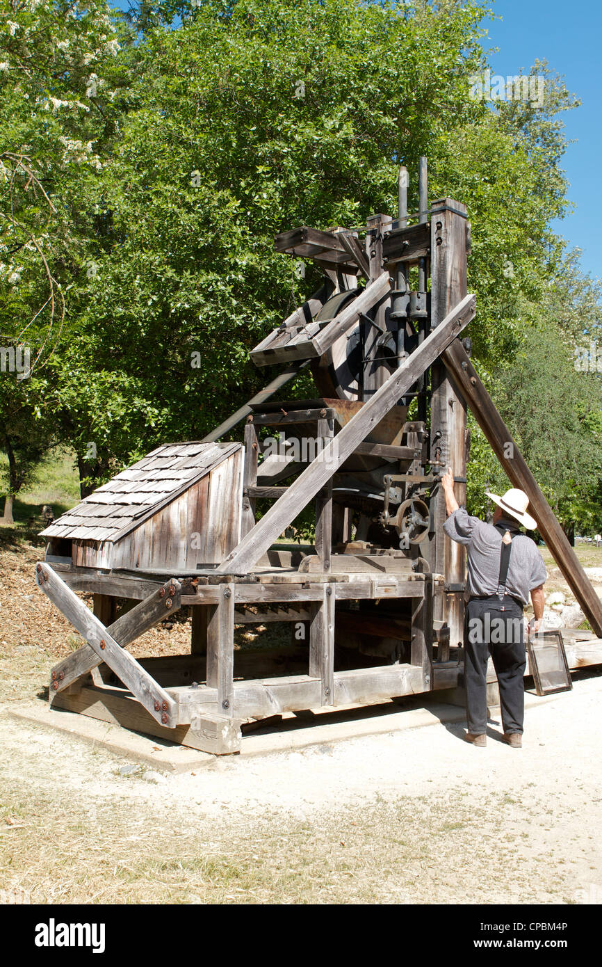 California Stamp Mill Marshall Gold Discovery Coloma Stock Photo Alamy