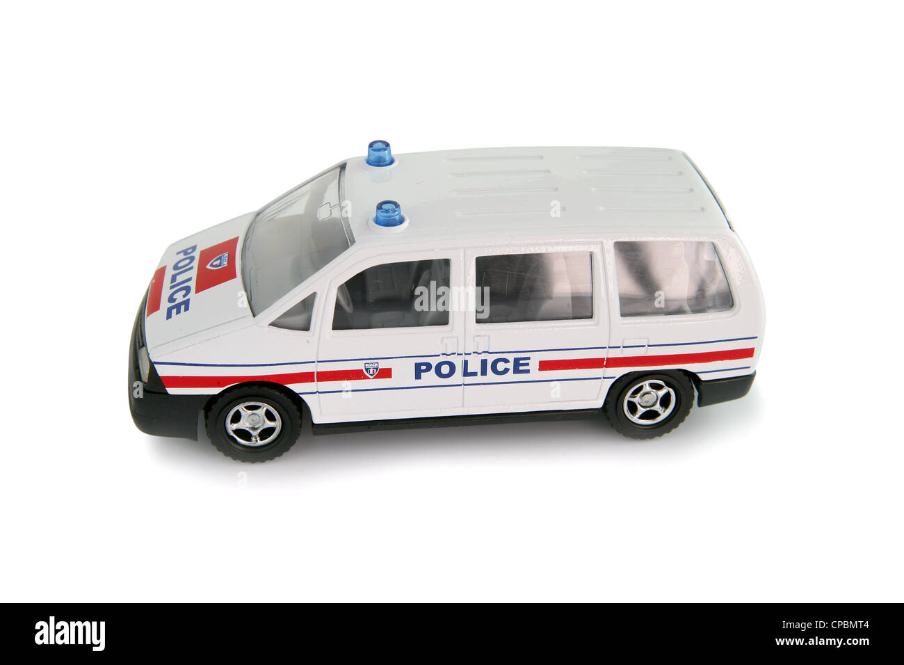 Toy police van Stock Photo Alamy