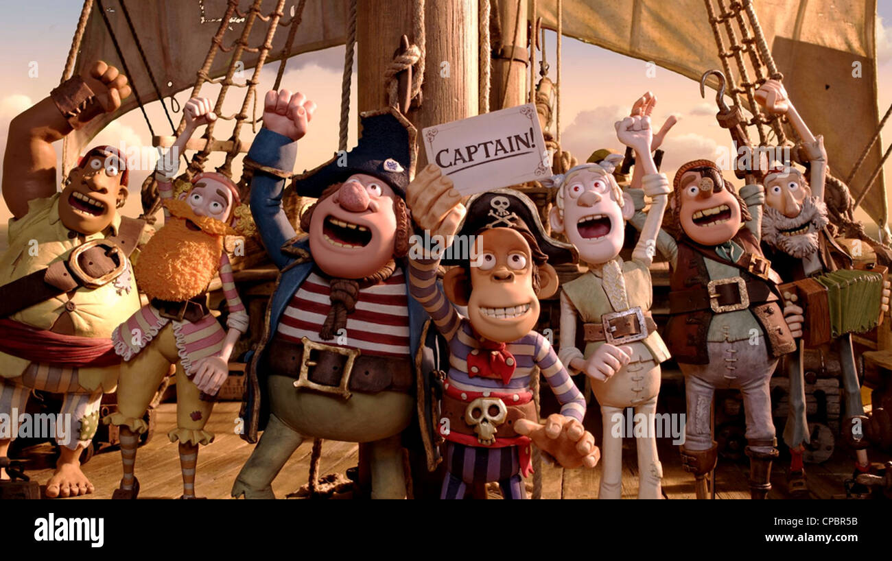 THE PIRATES BAND OF MISFITS 2011 Aardman/Sony Animation film Stock