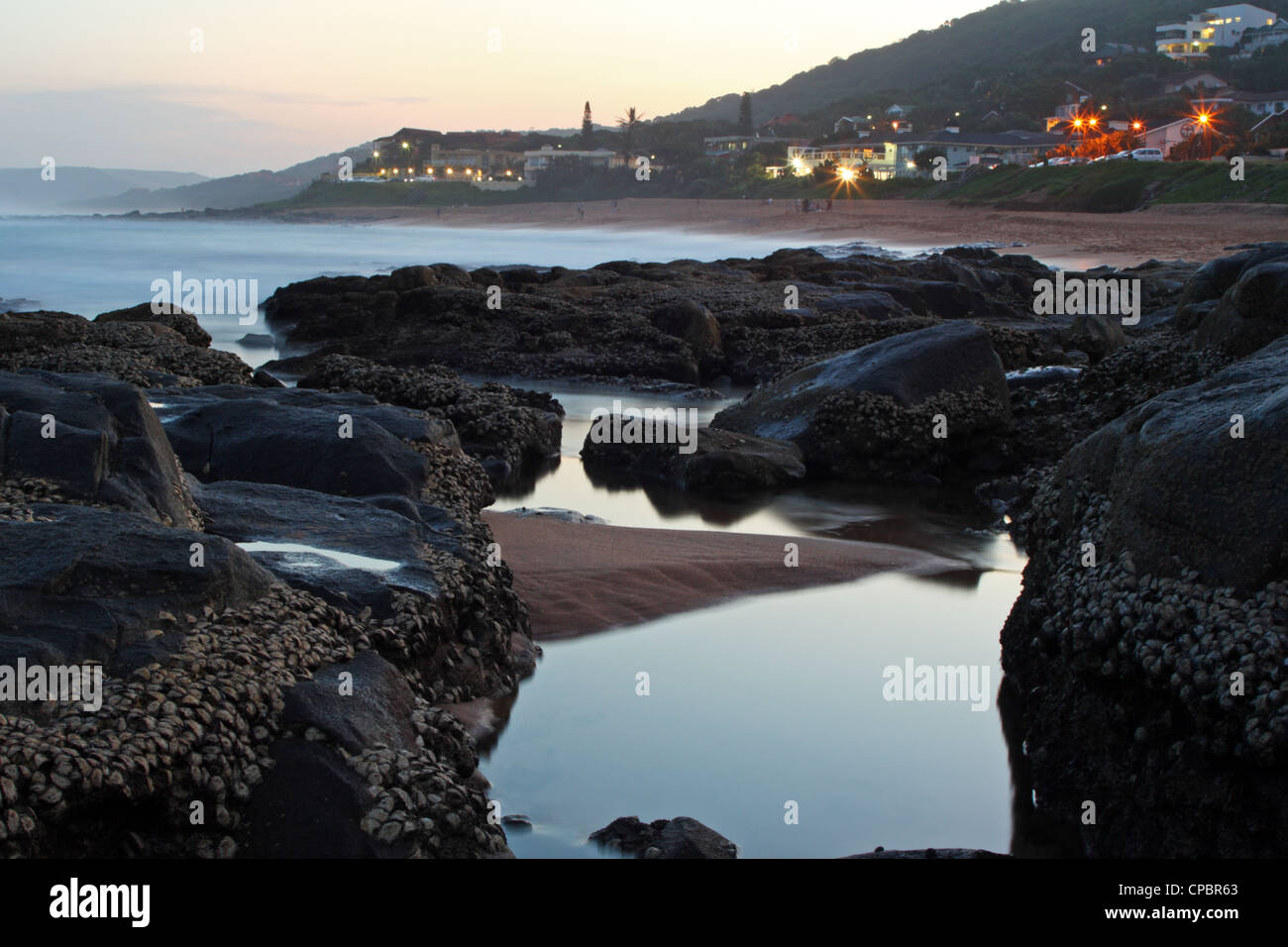 Compensation Beach, Ballito, Kwazulu Natal North Coast, South Africa Stock Photo