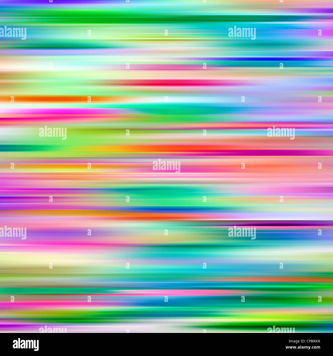 Bright vibrant multicoloured abstract paint effect stripes. Stock Photo