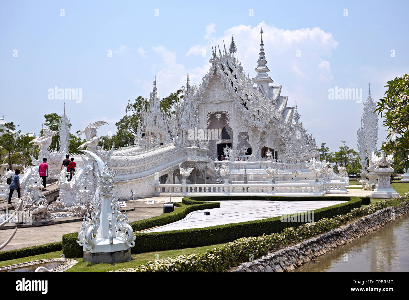 Wat Rong Khun "The White Temple" Chiang Rai Thailand Asia Stock Photo ...