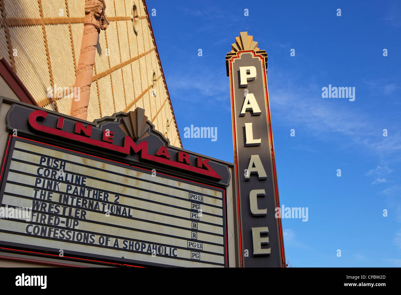 Palace Movie Theatre, Plaza, Kansas City, USA Stock Photo