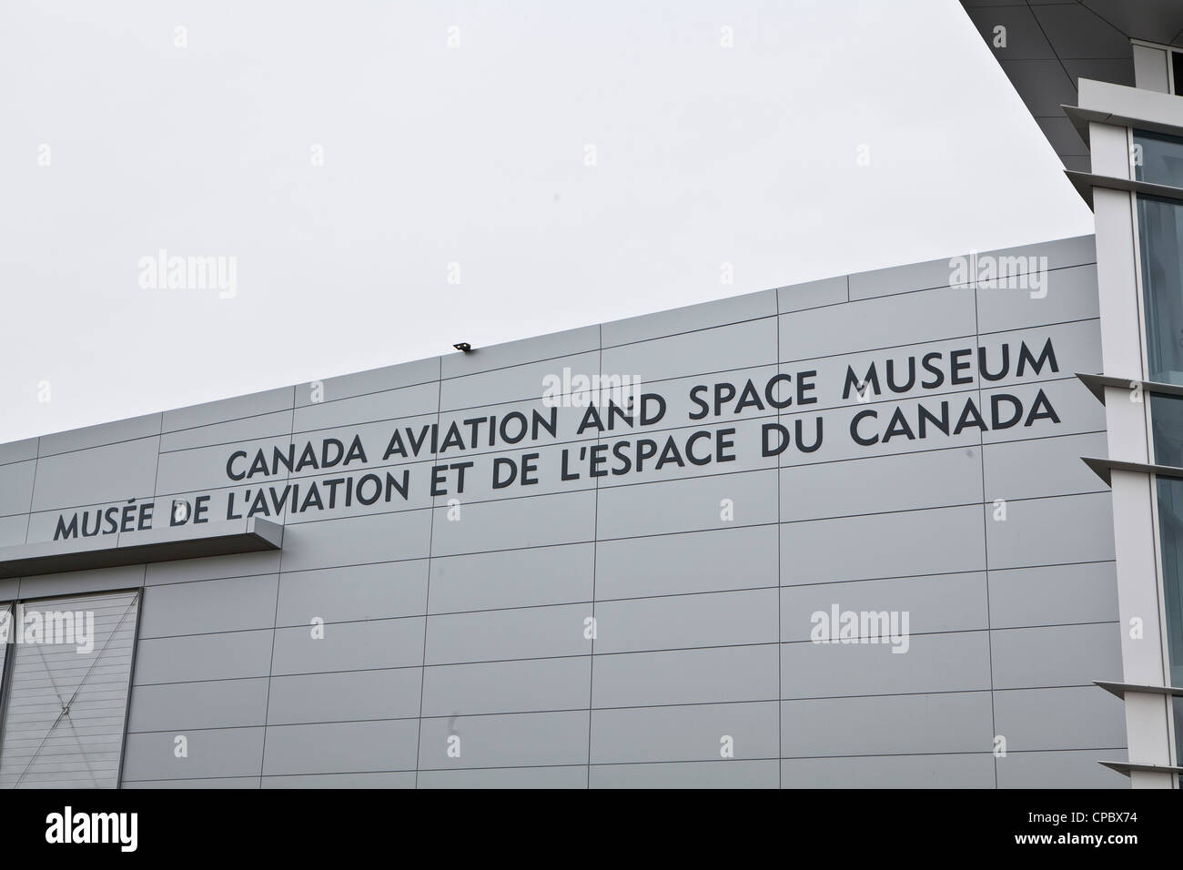 Canada Aviation and Space Museum is pictured in Ottawa Stock Photo