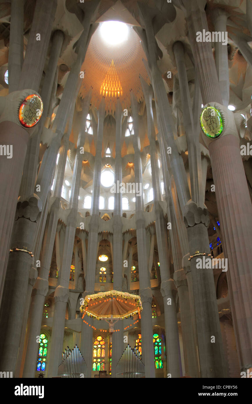 Sagrada familia interior hi-res stock photography and images - Alamy