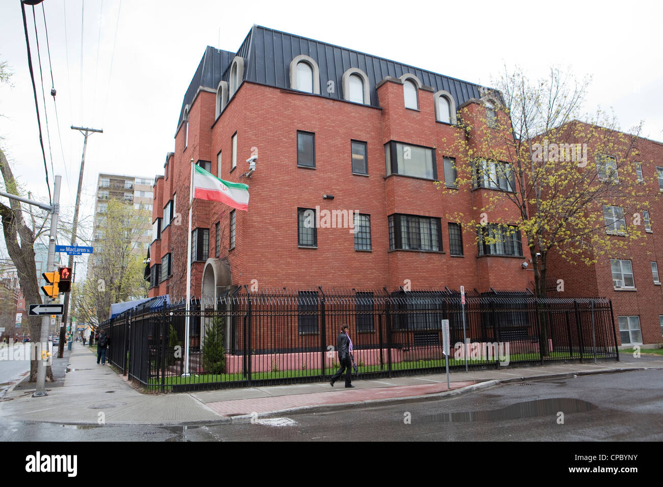 Iran Embassy in Canada is pictured in Ottawa Stock Photo Alamy