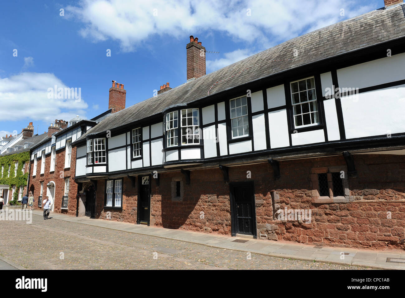 Cathedral Close Exeter Devon UK Stock Photo Alamy
