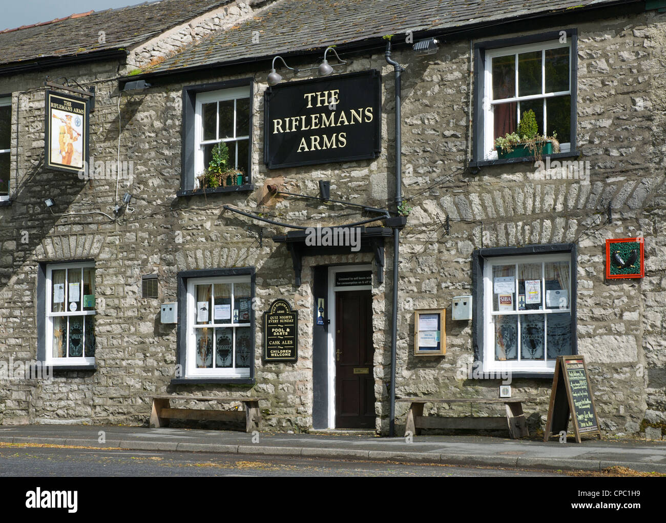 The Riflemans Arms, Greenside, Kendal, Cumbria, England UK Stock Photo